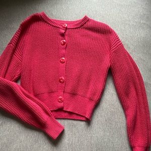 Pink Forever 21 sweater, size small